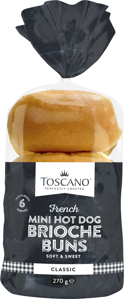 Mini Hot Dog Brioche Buns
