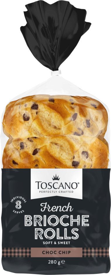 Choc Chip Brioche Rolls